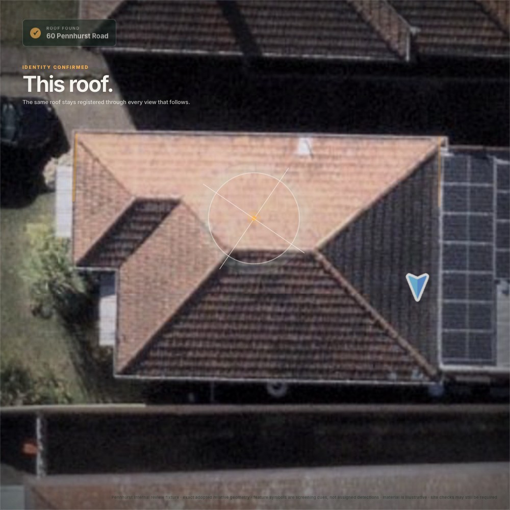 Codex 64 roof-found frame