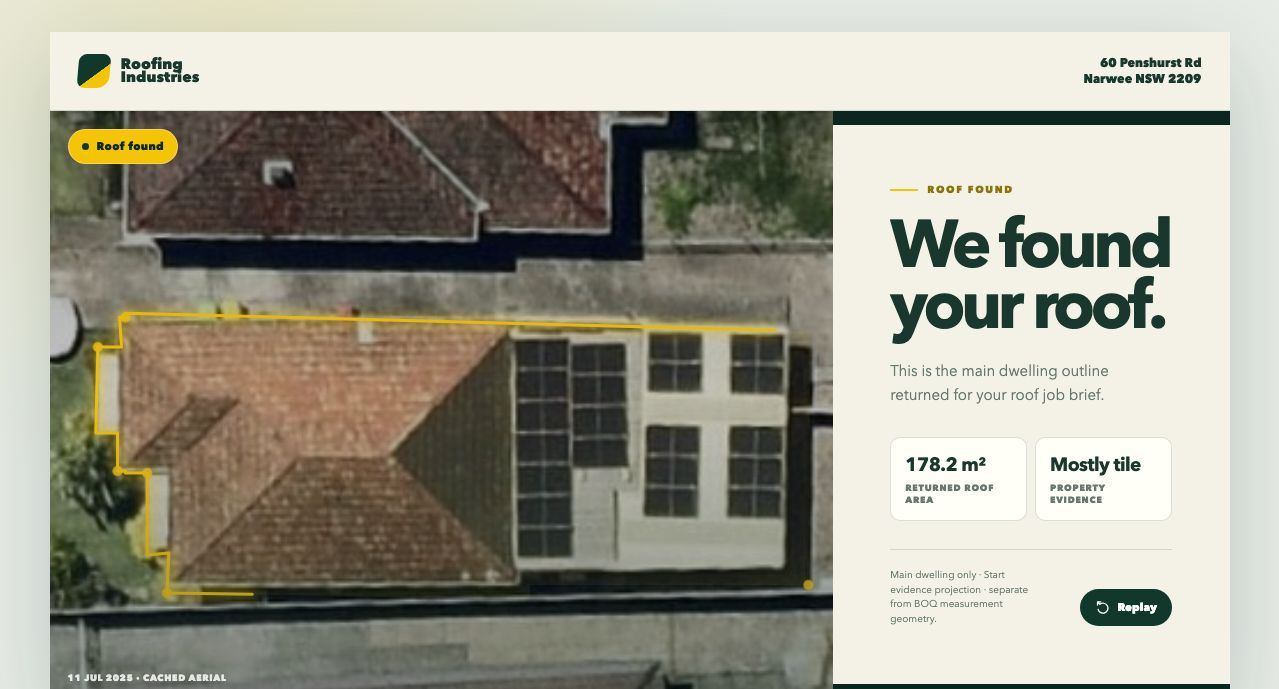 Factory 57 roof found